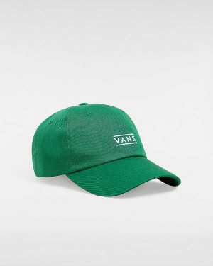 Unisex Vans Half Box Curved Bill Jockey Hats Green Malaysia | VN5901642