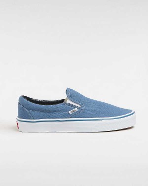 Women Vans Classic Slip On Shoes Blue Malaysia | VN9653218