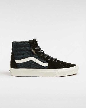 Women Vans Colour Theory Sk8-Hi Skate Shoes Blue Malaysia | VN3890627