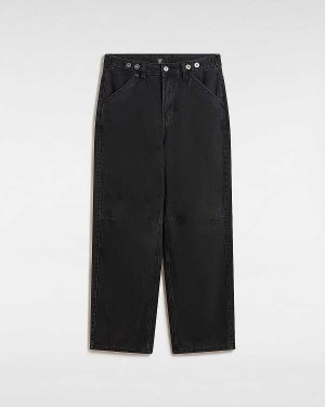 Women Vans Curbside Pants Black Malaysia | VN3458072