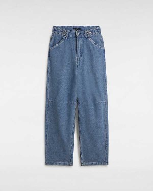 Women Vans Curbside Pants Blue Malaysia | VN1907684