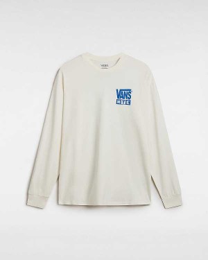 Women Vans MTE Brain Storms Study Long Sleeve T Shirts White Malaysia | VN1352974