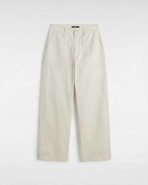 Women Vans Union Relaxed Carpenter Pants Beige Malaysia | VN5078632