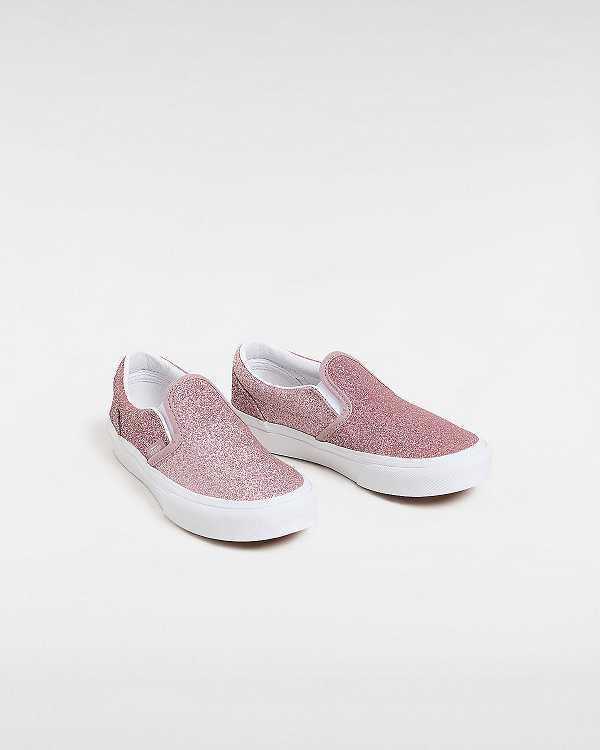Kids' Vans Classic (4-8 Years) Slip On Shoes Pink Malaysia | VN6183724