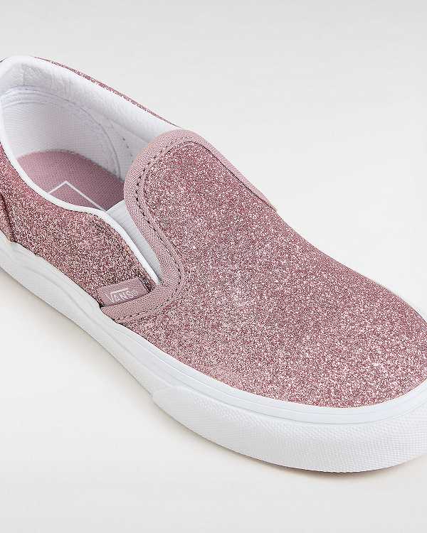 Kids' Vans Classic (4-8 Years) Slip On Shoes Pink Malaysia | VN6183724