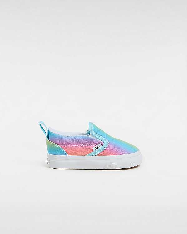 Kids\' Vans Hook and loop (1-4 Years) Slip On Shoes Multicolor Malaysia | VN5608917