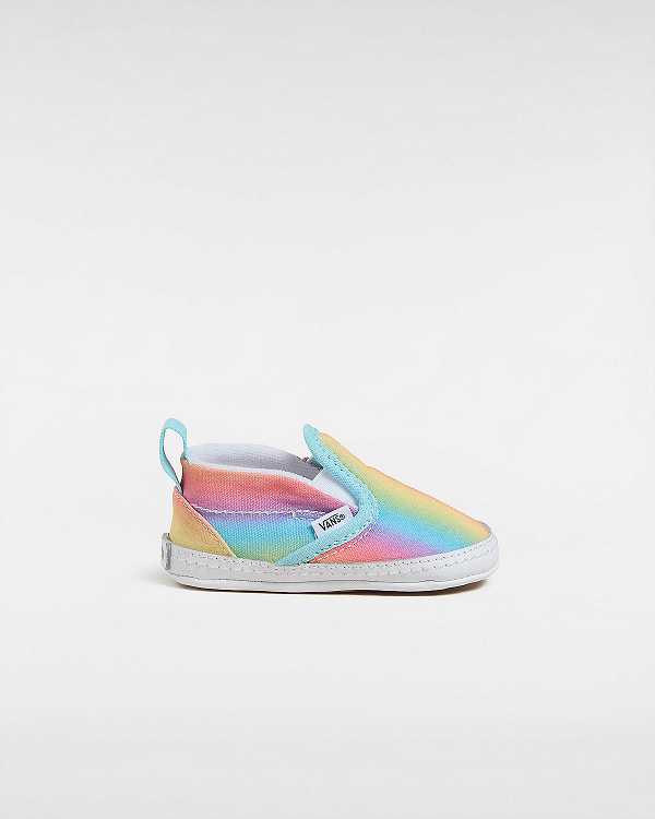 Kids\' Vans Hook and loop crib (0-1 Years) Slip On Shoes Multicolor Malaysia | VN3809614