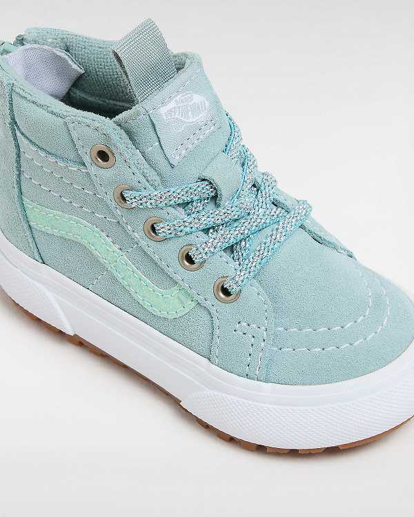 Kids' Vans MTE Sk8-Hi Zip (1-4 Years) Sneakers Blue Malaysia | VN9213084