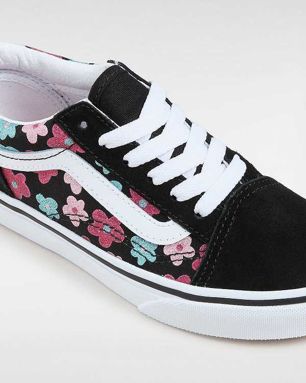 Kids' Vans Old Skool Glitter (4-8 Years) Sneakers Multicolor Malaysia | VN1723845