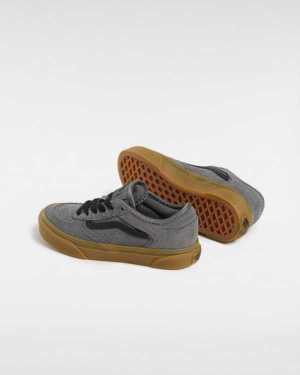 Kids' Vans Rowley Classic (4-8 years) Sneakers Grey Malaysia | VN8745210