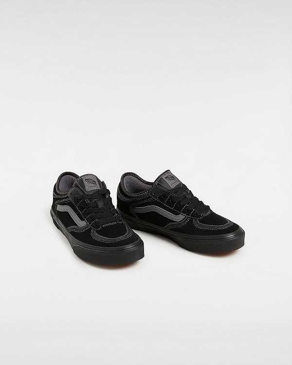 Kids' Vans Rowley Classic (8-14 Years) Sneakers Black Malaysia | VN7356481