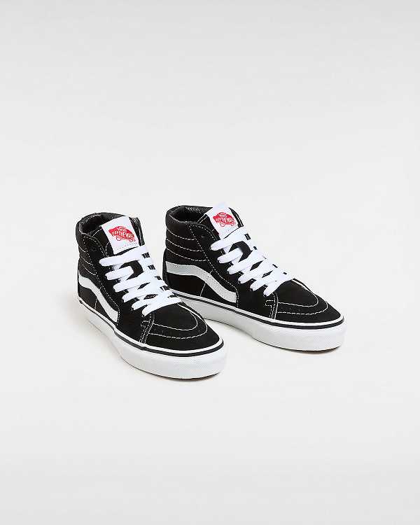 Kids' Vans Sk8-Hi (4-8 years) Sneakers Black Malaysia | VN0547329