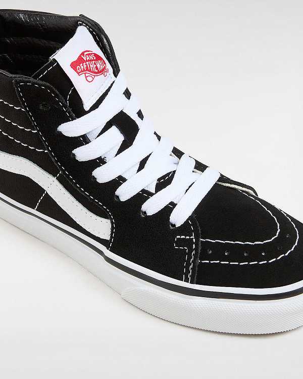 Kids' Vans Sk8-Hi (4-8 years) Sneakers Black Malaysia | VN0547329
