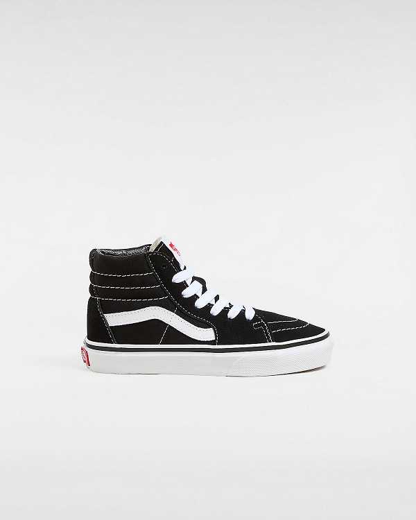 Kids\' Vans Sk8-Hi (4-8 years) Sneakers Black Malaysia | VN0547329