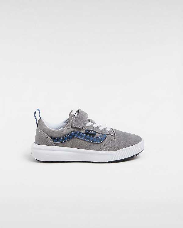 Kids\' Vans UltraRange 66 Hook and Loop (4-8 Years) Sneakers Grey Malaysia | VN2461380