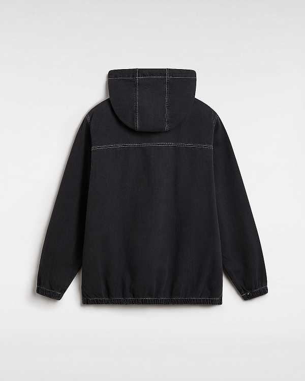 Men Vans Ashford Denim Jacket Black Malaysia | VN2496813