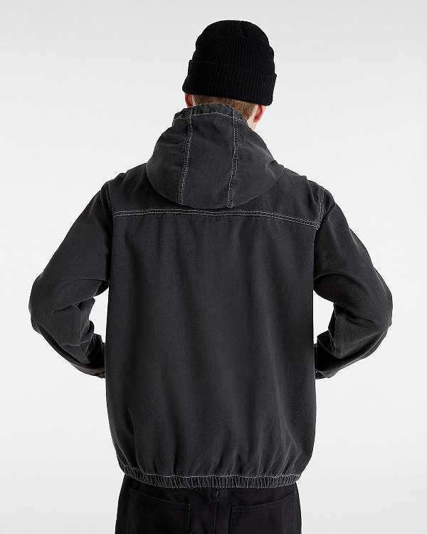 Men Vans Ashford Denim Jacket Black Malaysia | VN2496813