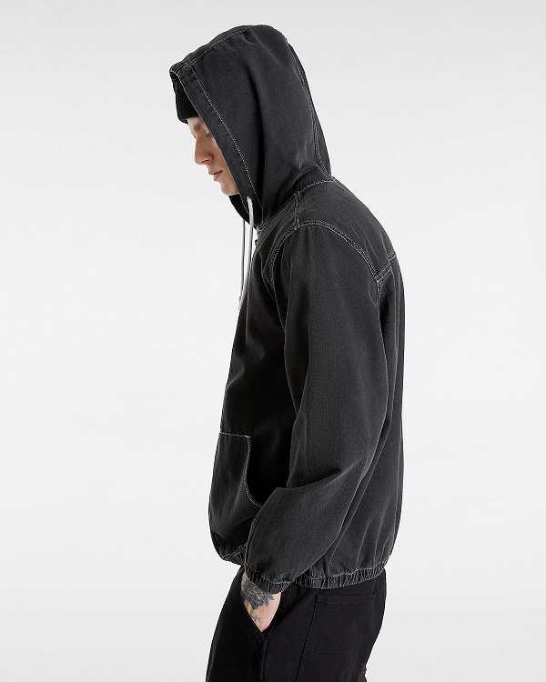 Men Vans Ashford Denim Jacket Black Malaysia | VN2496813