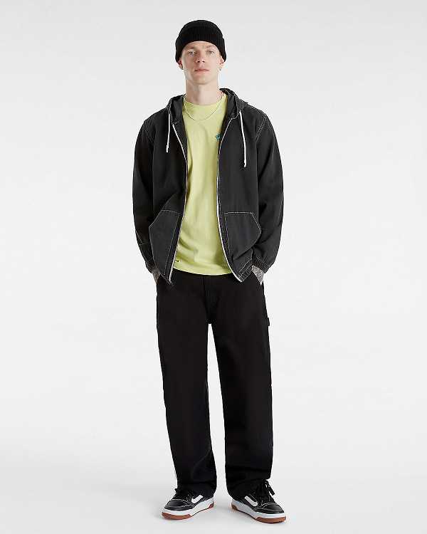 Men Vans Ashford Denim Jacket Black Malaysia | VN2496813