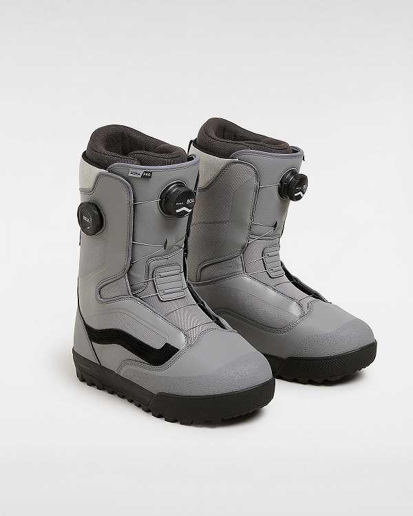 Men Vans Aura Pro Snowboard Boots Grey Malaysia | VN0458169