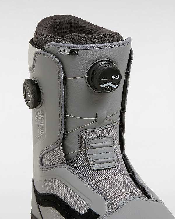 Men Vans Aura Pro Snowboard Boots Grey Malaysia | VN0458169