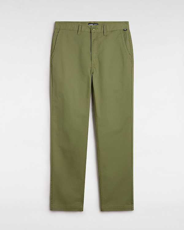 Men Vans Authentic Chino Relaxed Pants Green Malaysia | VN6740582