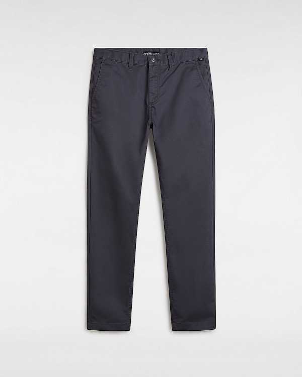 Men Vans Authentic Chino Slim Pants Grey Malaysia | VN4978306
