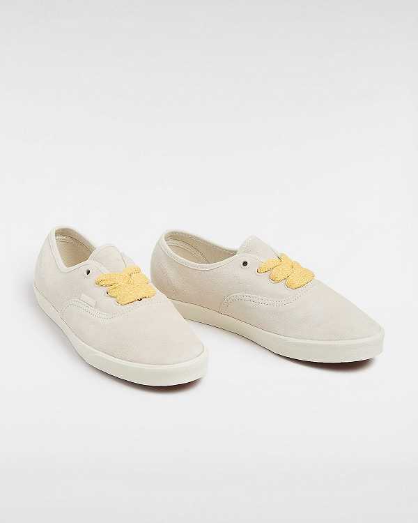 Men Vans Authentic Lowpro Sneakers Beige Malaysia | VN1705294
