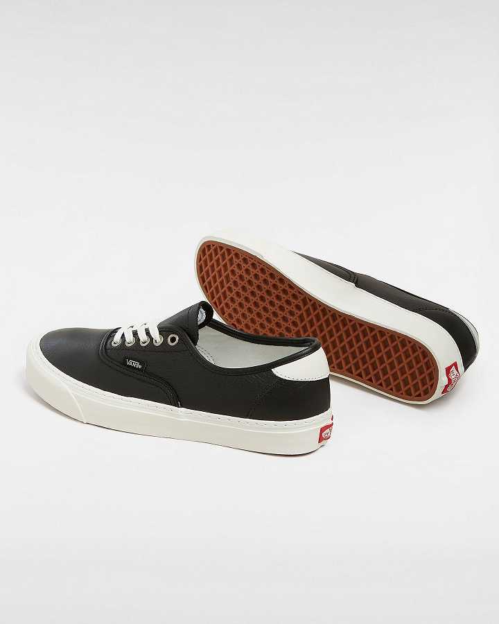 Men Vans Authentic Lux Sneakers Black Malaysia | VN6583940