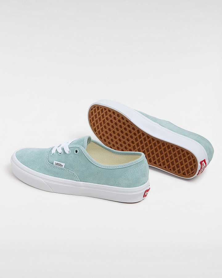 Men Vans Authentic Pig Suede Sneakers Blue Malaysia | VN2645078