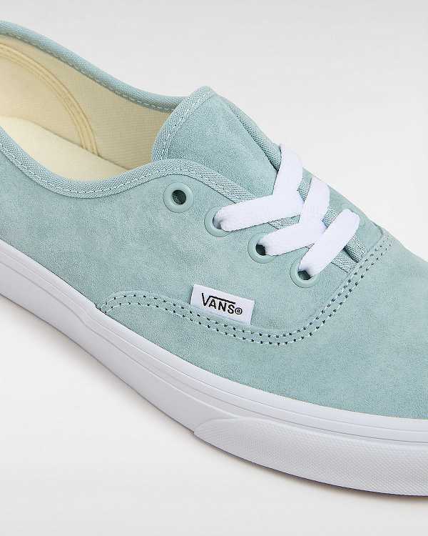 Men Vans Authentic Pig Suede Sneakers Blue Malaysia | VN2645078