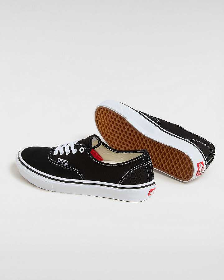Men Vans Authentic Skate Shoes Black Malaysia | VN9508734