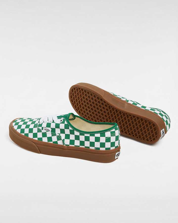 Men Vans Authentic Sneakers Green Malaysia | VN4617395
