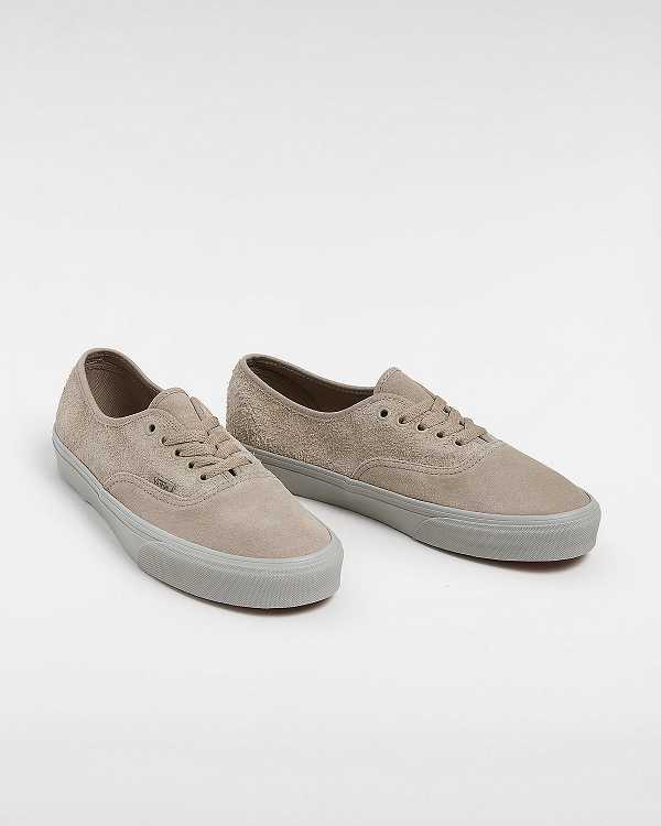 Men Vans Authentic Suede Mix Sneakers Beige Malaysia | VN4259178