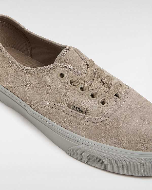 Men Vans Authentic Suede Mix Sneakers Beige Malaysia | VN4259178