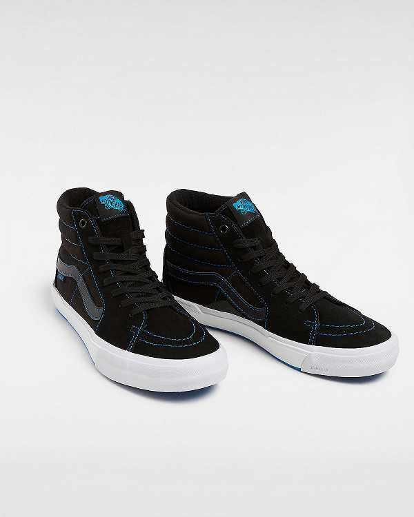 Men Vans BMX Sk8-Hi Sneakers Black Malaysia | VN0513247