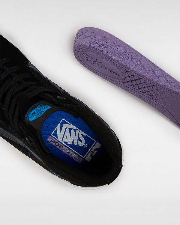 Men Vans BMX Sk8-Hi Sneakers Black Malaysia | VN0513247