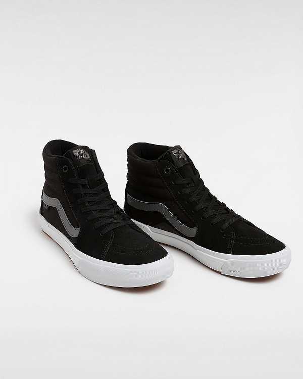 Men Vans BMX Sk8-Hi Sneakers Black Malaysia | VN8145602