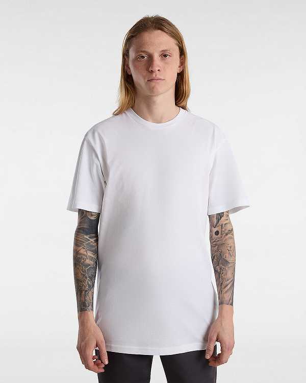 Men Vans Basic T Shirts White Malaysia | VN2731049
