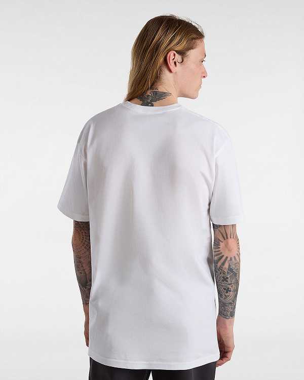 Men Vans Basic T Shirts White Malaysia | VN2731049
