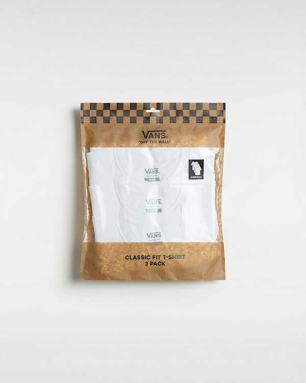 Men Vans Basic T Shirts White Malaysia | VN2731049