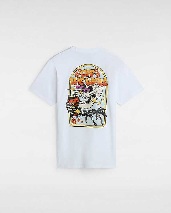 Men Vans Bouya T Shirts White Malaysia | VN2479860