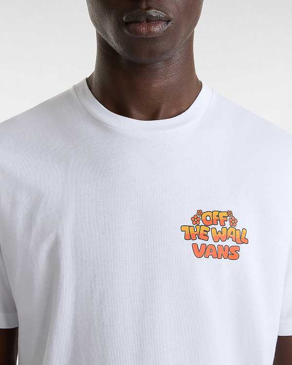 Men Vans Bouya T Shirts White Malaysia | VN2479860