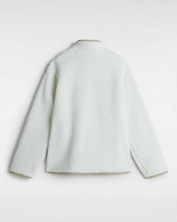 Men Vans Boxed Sherpa Fleece White Malaysia | VN4719502