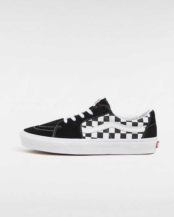 Men Vans Canvas/Suede SK8-Low Skate Shoes Black Malaysia | VN8012764