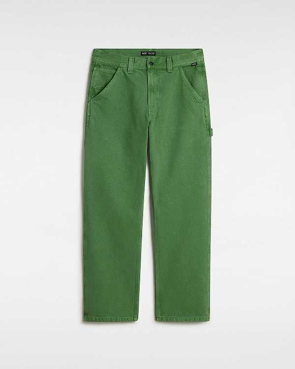 Men Vans Carpenter Pants Green Malaysia | VN8045631