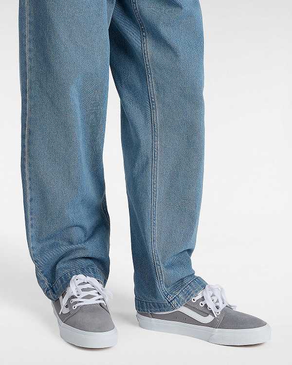 Men Vans Chukka Low Sidestripe Skate Shoes Grey Malaysia | VN2179084