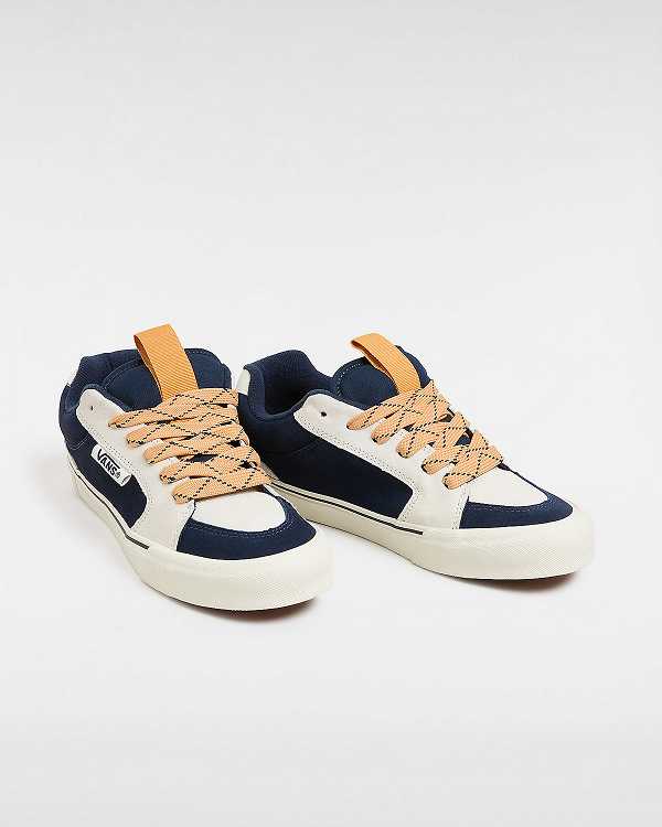 Men Vans Chukka Push Sneakers Blue / White Malaysia | VN8719026
