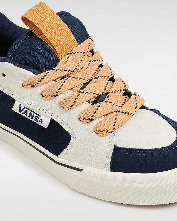 Men Vans Chukka Push Sneakers Blue / White Malaysia | VN8719026