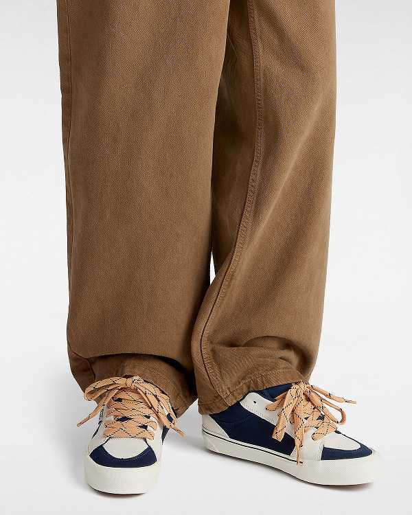 Men Vans Chukka Push Sneakers Blue / White Malaysia | VN8719026